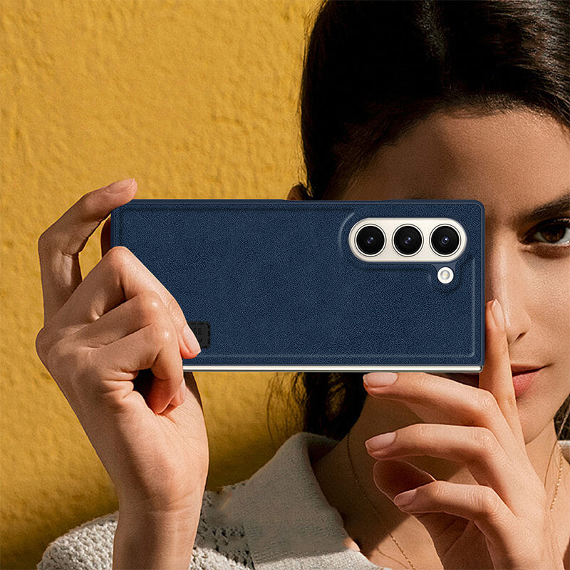 Samsung Galaxy Z Fold 7 2025 Lucas Series Premium Leather Phone Case