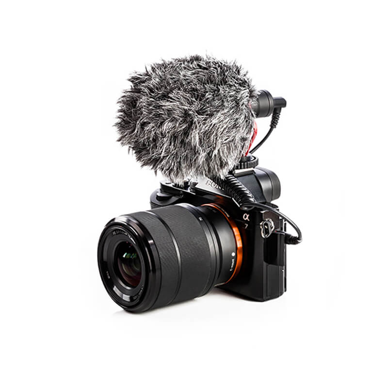 Mobie Camera & Phone Universal Shotgun Cardioid Microphone for ASMR BY-MM1