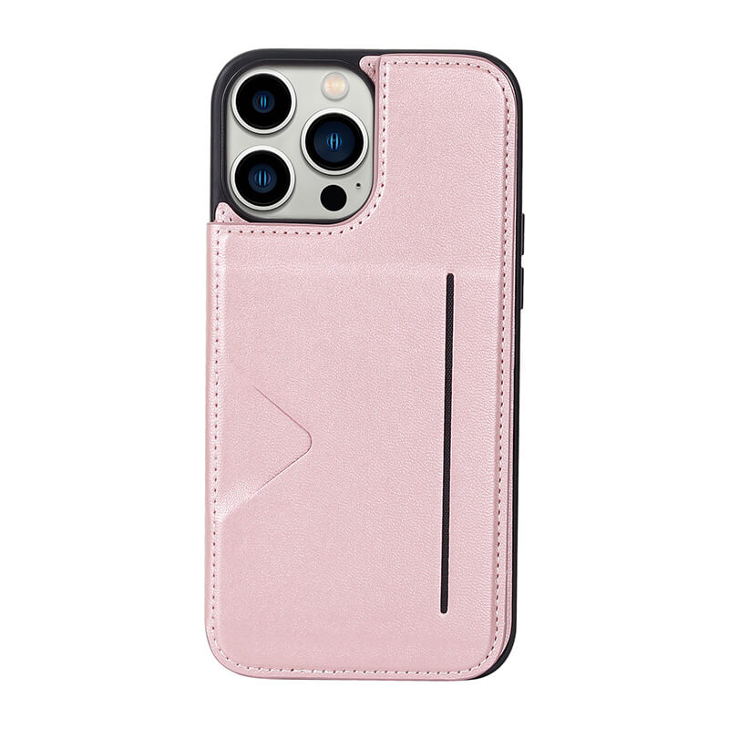 iPhone 16 Pro Mika Series PU Leather Wallet Stand Case with Magnetic Close