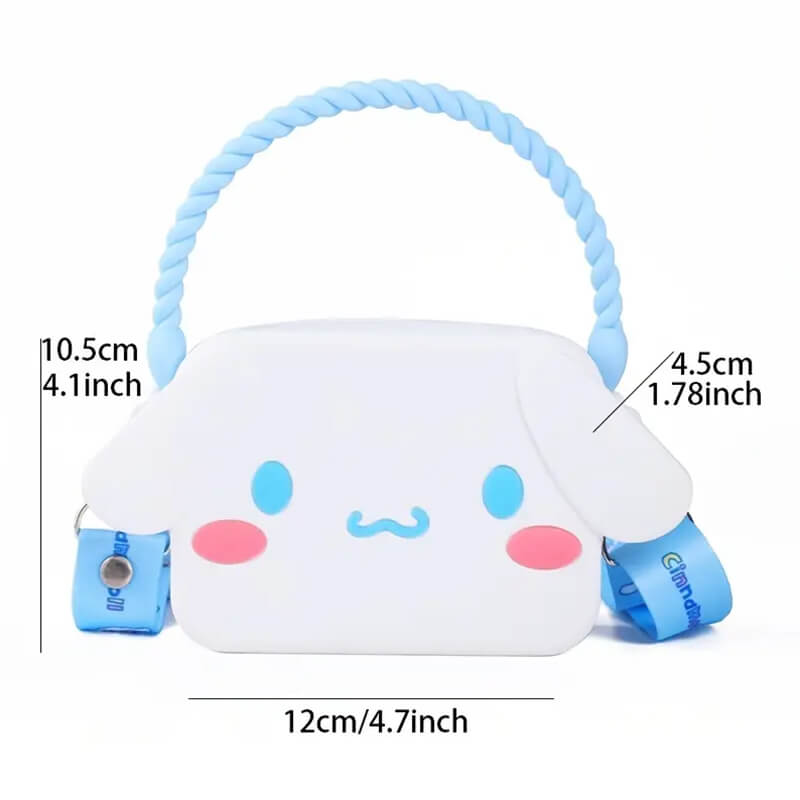 Sanrio Q Uncle Children's Silicone Handheld Square Bag Hand Purse