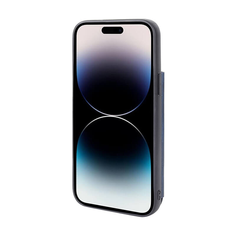 iPhone 17 Pro Max Mika Series PU Leather Wallet Stand Case with Magnetic Close