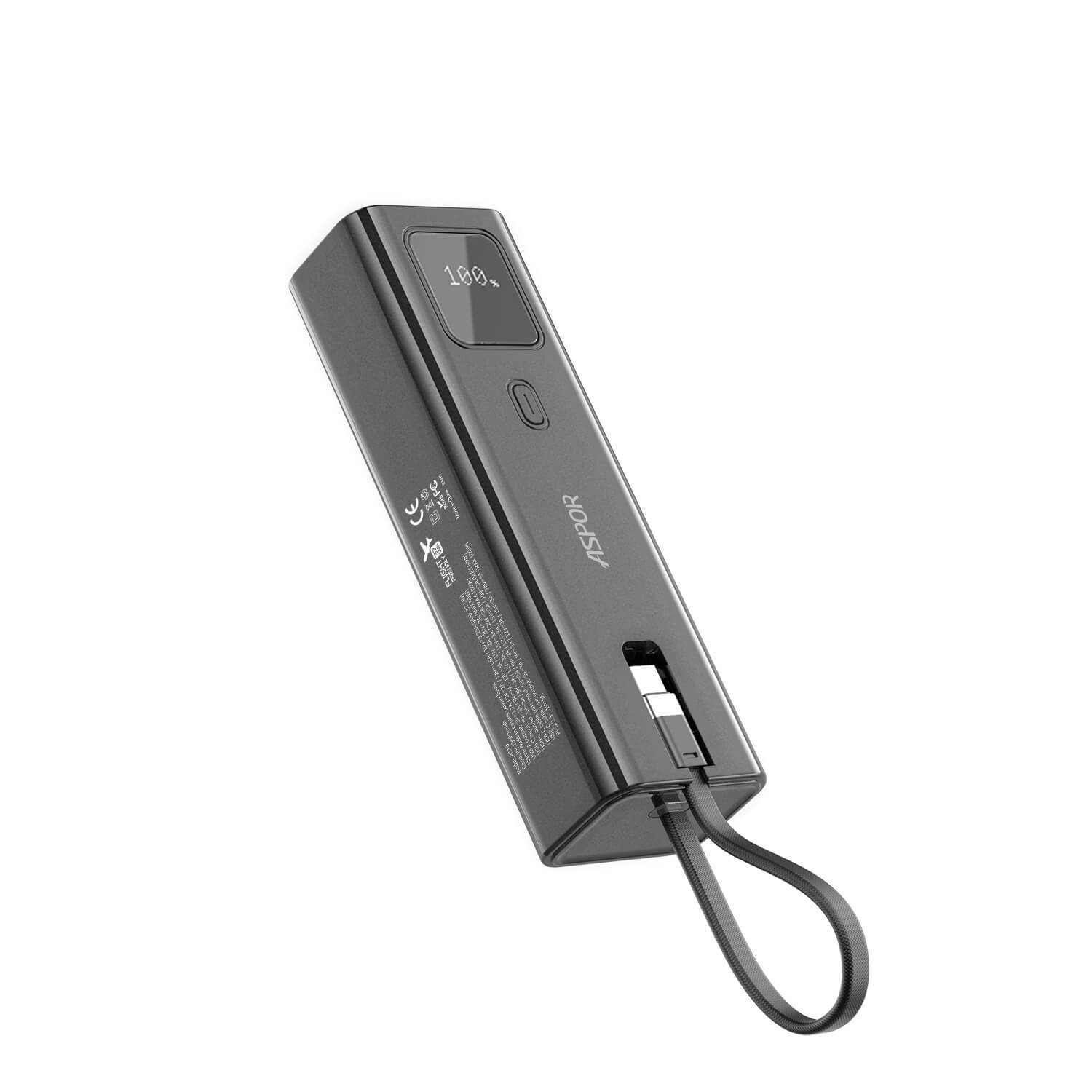 Mobie Fast Charging 100W Built-in USB-C Cable 10000mAh Power Bank A310