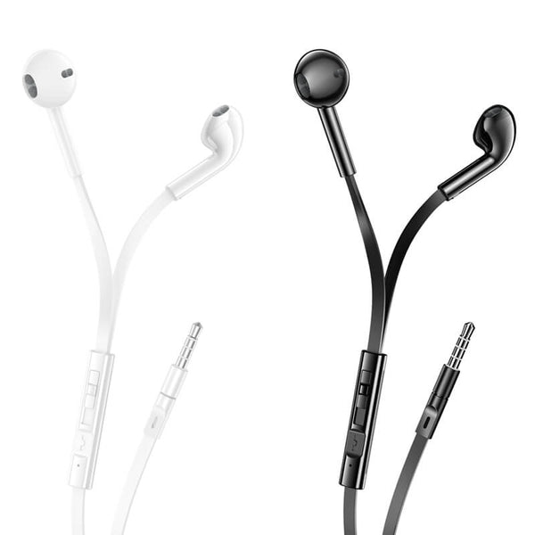 Mobie 3.5mm Semi-in-ear Music Flat Cable Wired Headphone EP68
