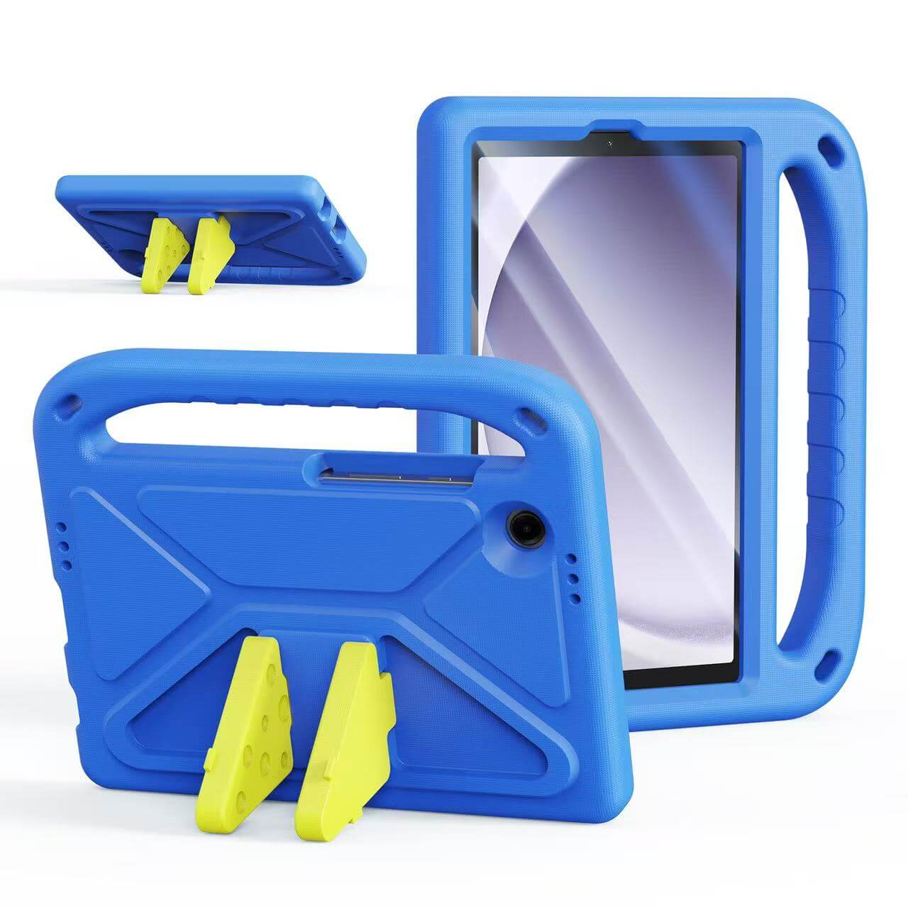 iPad 7th 10.2 2019 Puff Series Foldable Cheese Stand EVA Case with Handle