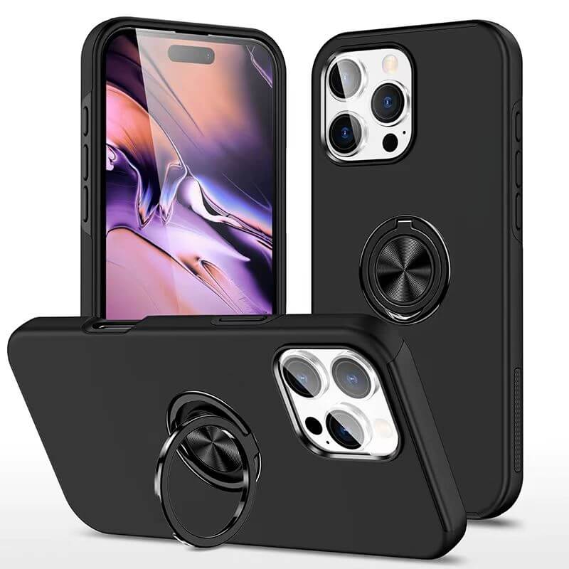 iPhone 12 Kinglink Magnetic Ring Kickstand Shockproof Cases
