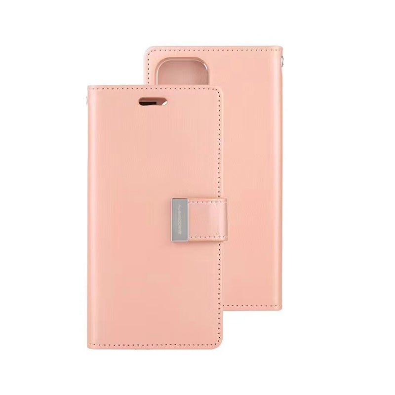 iPhone 16 Mercury Goospery Leather Rich Diary Wallet Flip Case