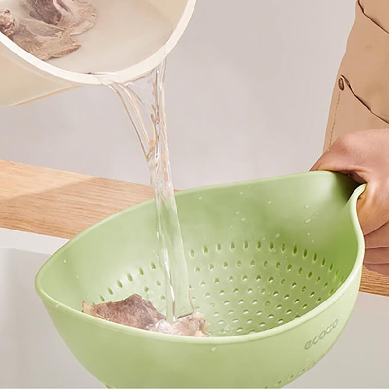 Mobie Dual Layer Kitchen Colander Strainer For Blanching Draining And Storage E24160