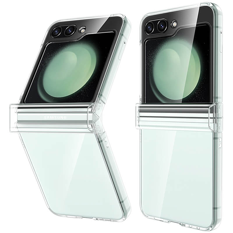 Samsung Galaxy Z Flip 6 2024 ICE Simple Style Transparent Phone Case