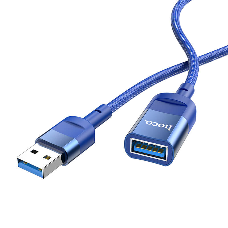 hoco USB-A Male to USB-A Female Extension Charging Data Cable 1.2m U107A