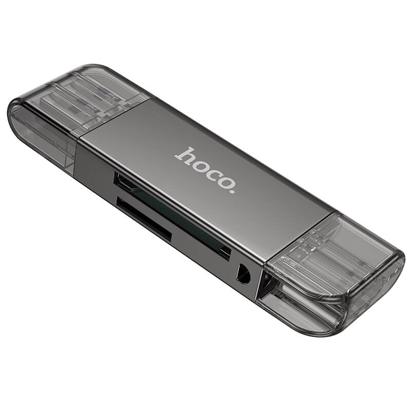 hoco Dual Slot USB-C & USB-A Card Reader HB39