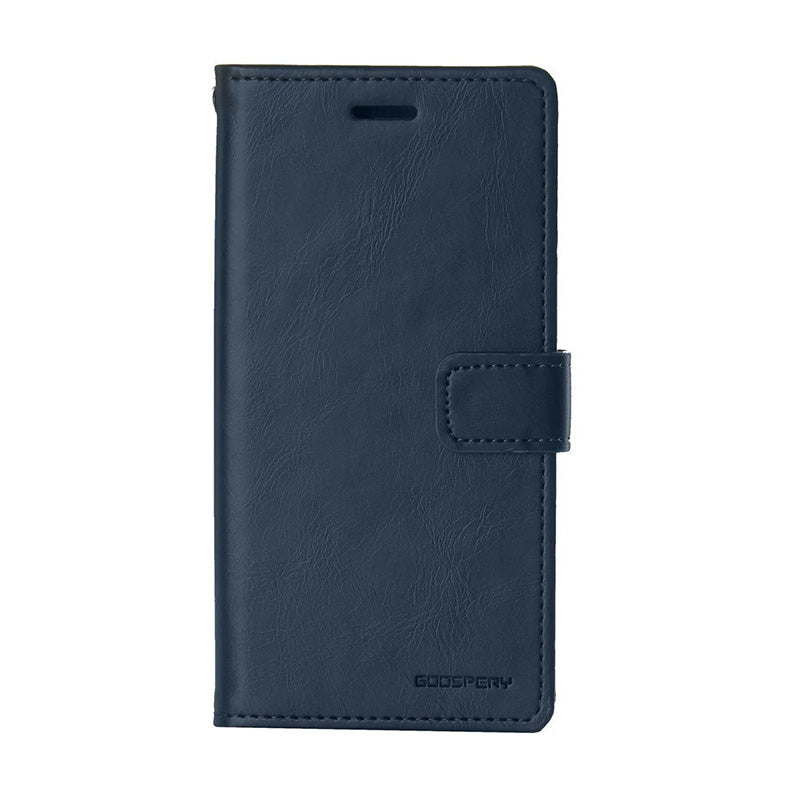 Samsung Galaxy S25 2025 Mecrcury Goospery Blue Moon Diary Flip Wallet Case