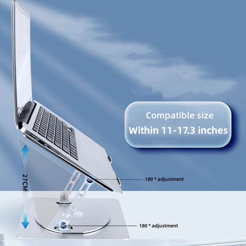 SAIJI Aluminum Alloy 360° Rotating Tablets & Laptops Stand D092