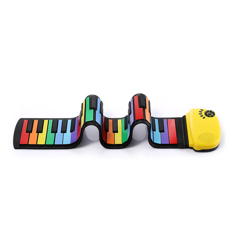 Mobie Kid-Friendly Hand Roll Piano Pads Flexible Battery USB Powered