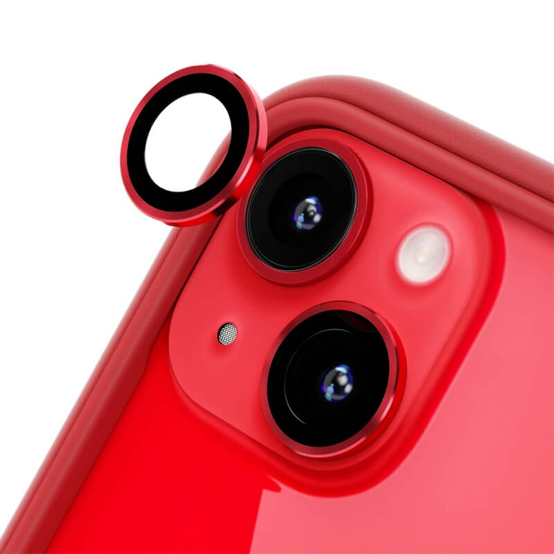 9H Multicolor Tempered Glass Compatible with iPhone 14 Individual Camera Lens Cover Protector