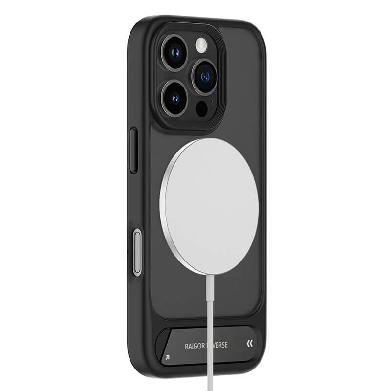 iPhone 16 Elvis Series All-Around Protection Magsafe Phone Case with Invisible Stand