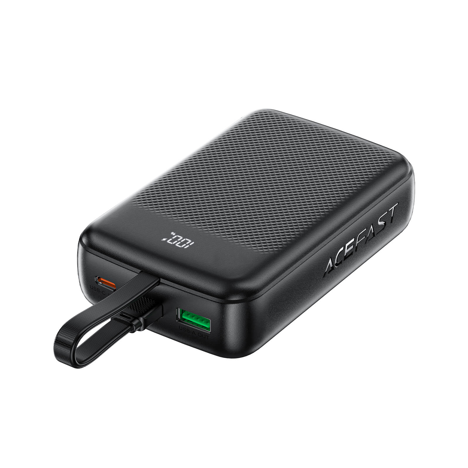 Acefast 20000mAh PD 22.5W Fast Charging Power Bank with Built-in Type-C Cable M14