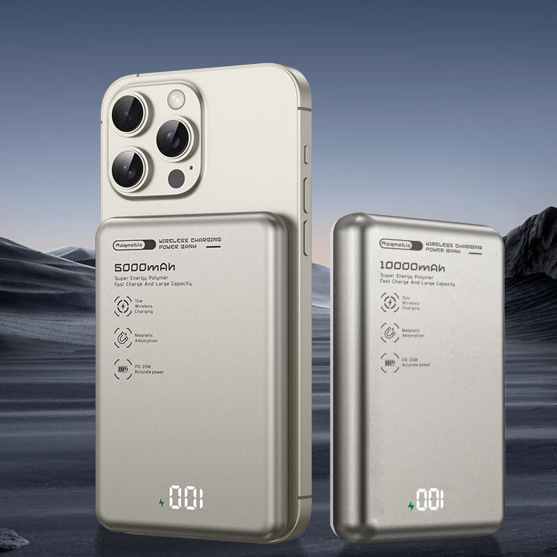 TOTU Slim Alloy Body Magsafe Wireless Power Bank 20W 10000mAh