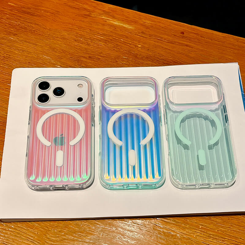 iPhone 17 Pro Corrugated Glitter Series Phone Case