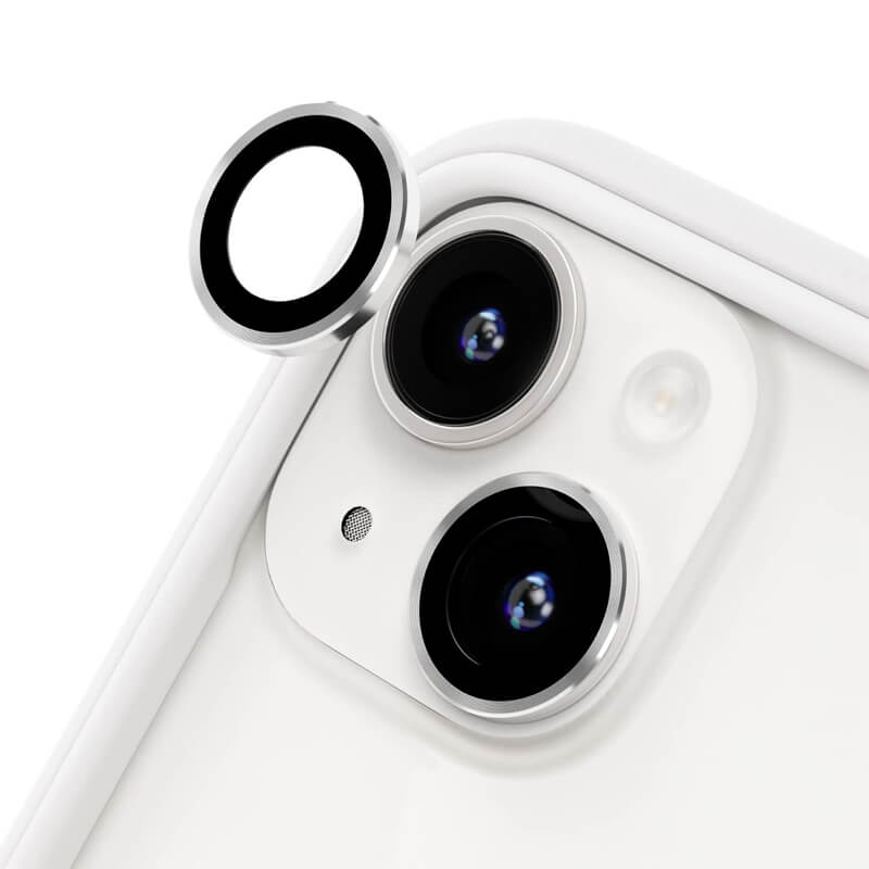 iPhone 14 Plus 9H Multicolor Tempered Glass Individual Camera Lens Cover Protector