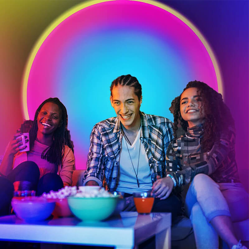 Mobie Smart Sunset Lamp Projector 180° Rotation with Remote