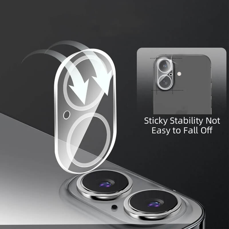 iPhone 17 Air 9H Transparency Tempered Glass Camera Lens Cover Protector