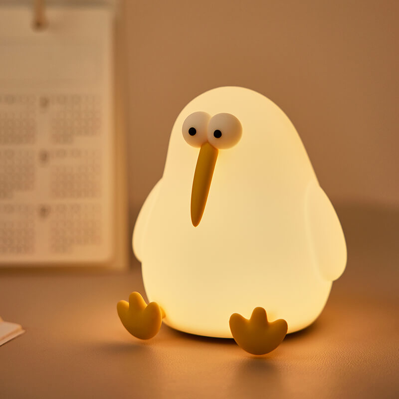 Mobie Adorable Kiwi Bird Silicone Touch Night Light