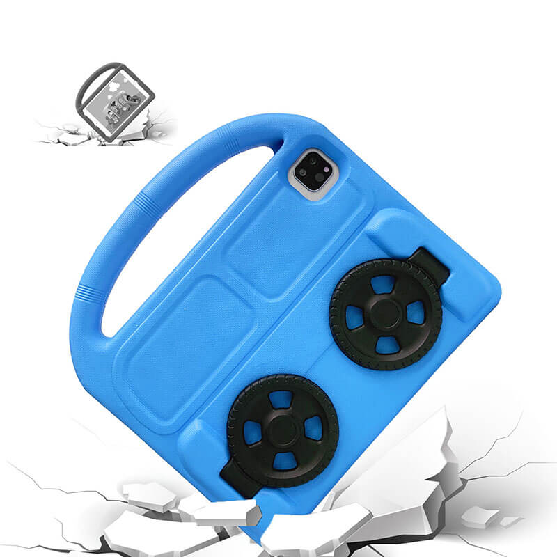 iPad Mini 5th 7.9 2019 Foldable Wheel Stand Case with Handle