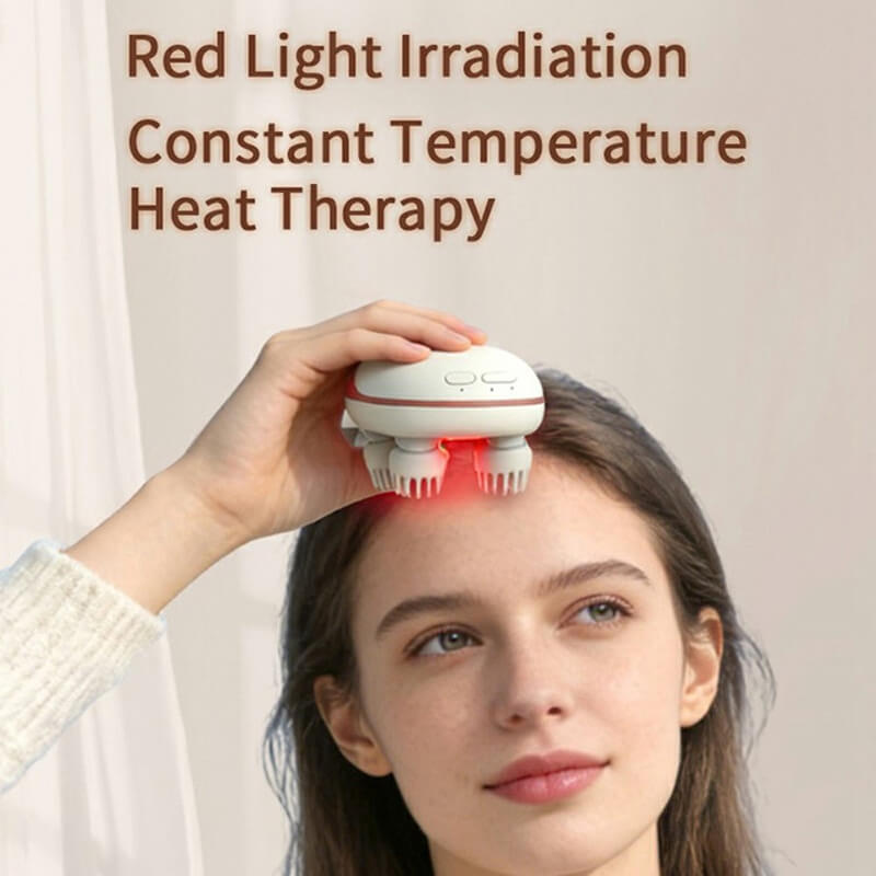 Mobie Heat Therapy and EMS Microcurrent Head Scalp Massager ST-705