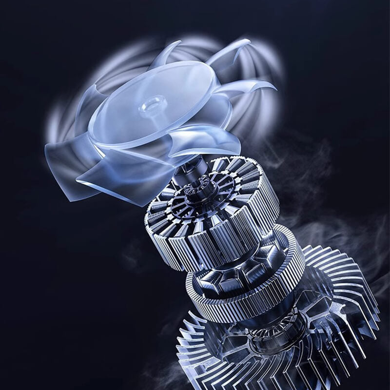 Mobie Compact Ultra-High Wind Power Fan with 110,000 RPM