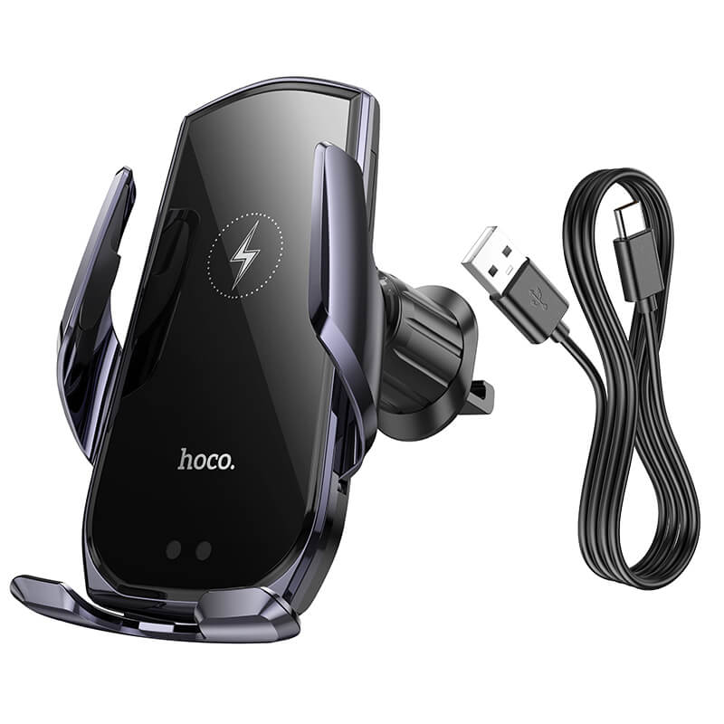 hoco. Infrared Induction Fast Wireless Charging Car Holder 15W