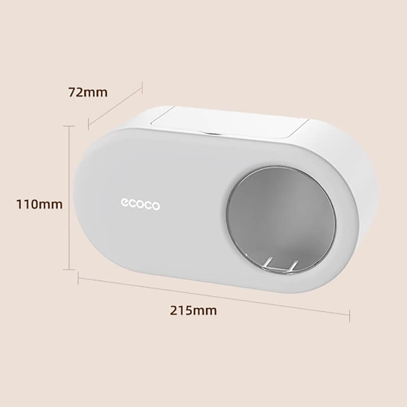 Mobie Cling Film Sleeve Storage Box with 100 Sleeves Dispenser Organizer E24088