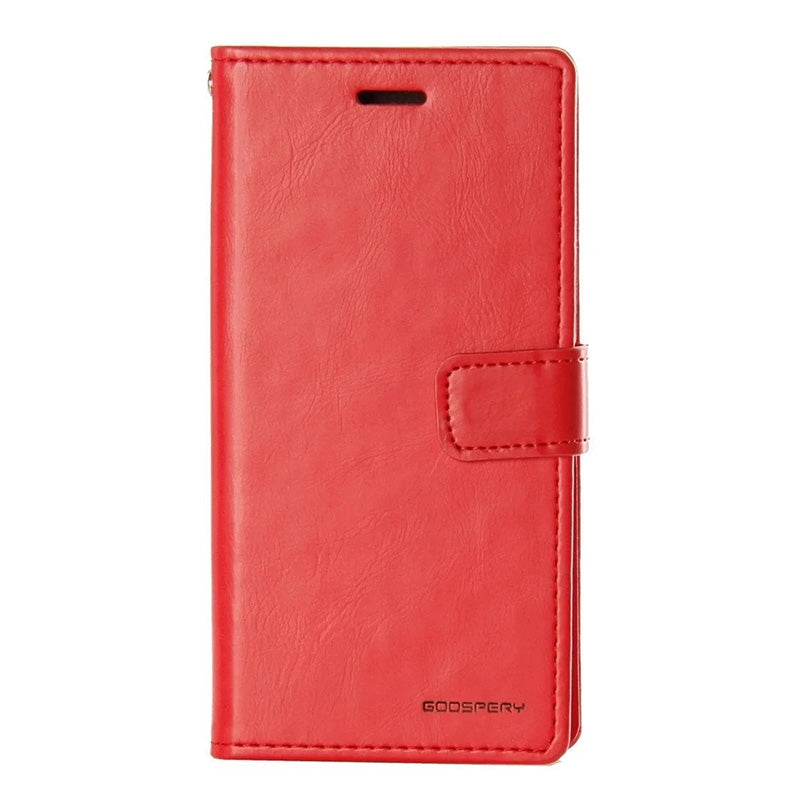 iPhone 14 Pro Mecrcury Goospery Blue Moon Diary Flip Wallet Case