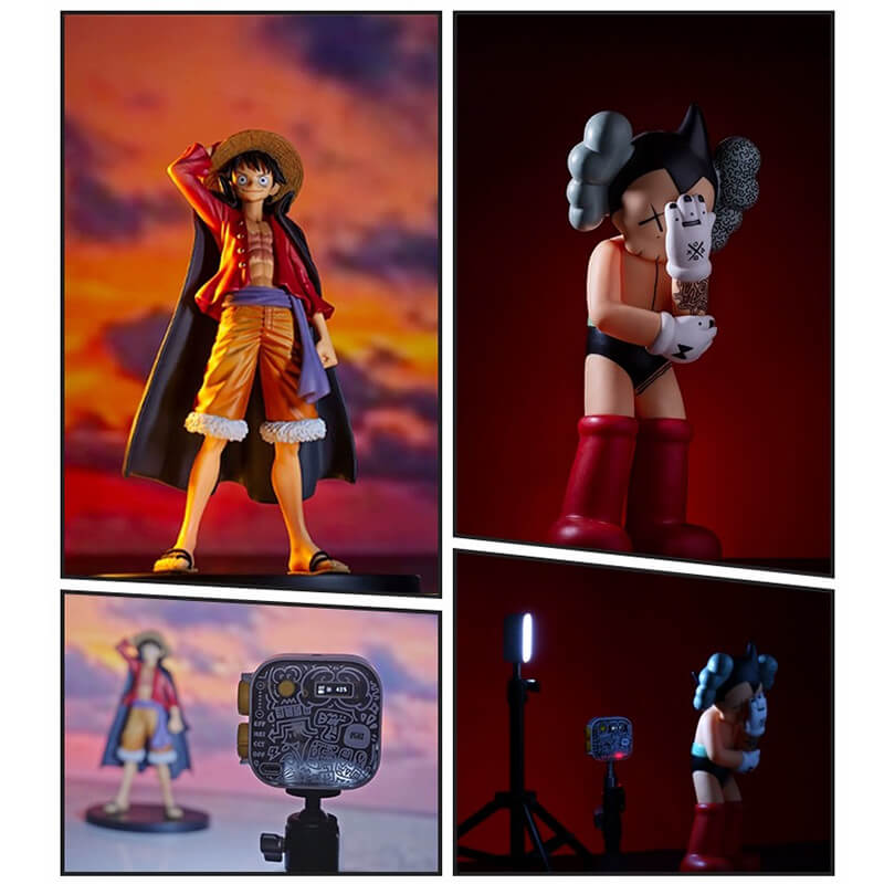 Mobie Portable Mini RGB Fill Light 2500K-9000K TV-6RGB