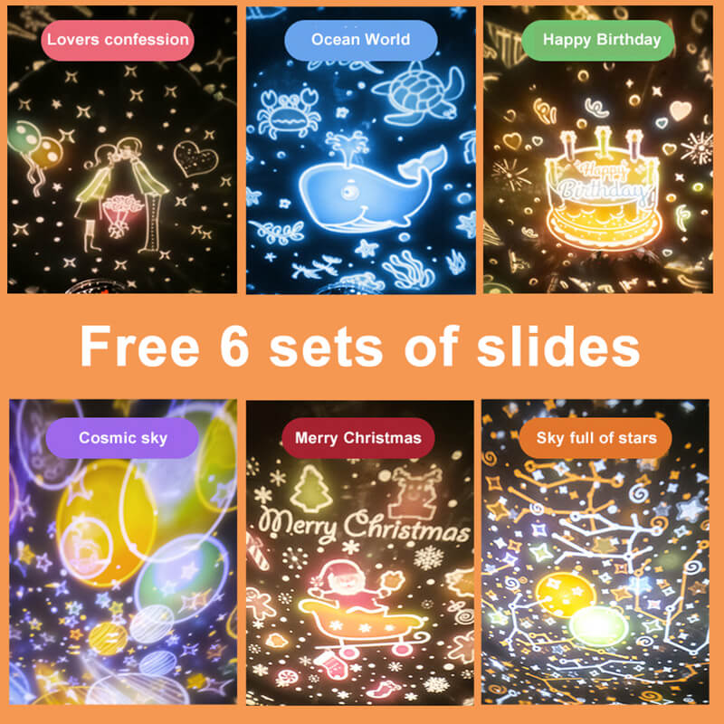 Mobie Yellow Crown Duck Projection Lamp Music Box