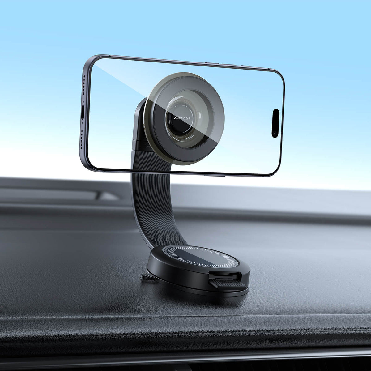 Acefast Magnetic Dashboard Car Holder with Flexible Arm and Strong Suction D69