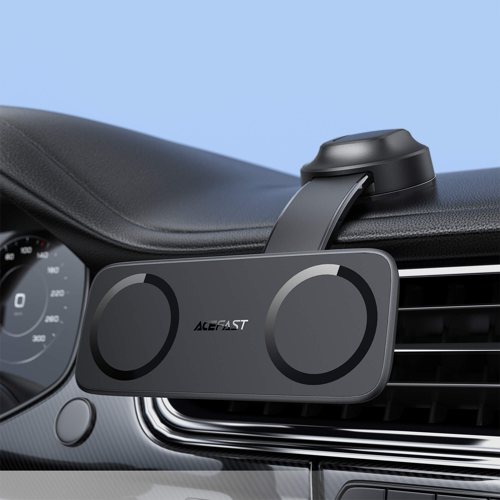 Acefast Multi-Angle Dual Magnetic Car Phone Holder for Dashboard D60