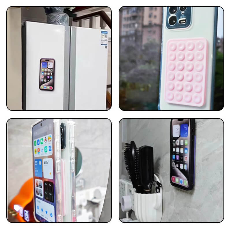 Mobie Silicone Phone Suction Mount Grip for iPhone & Cellphone Cases