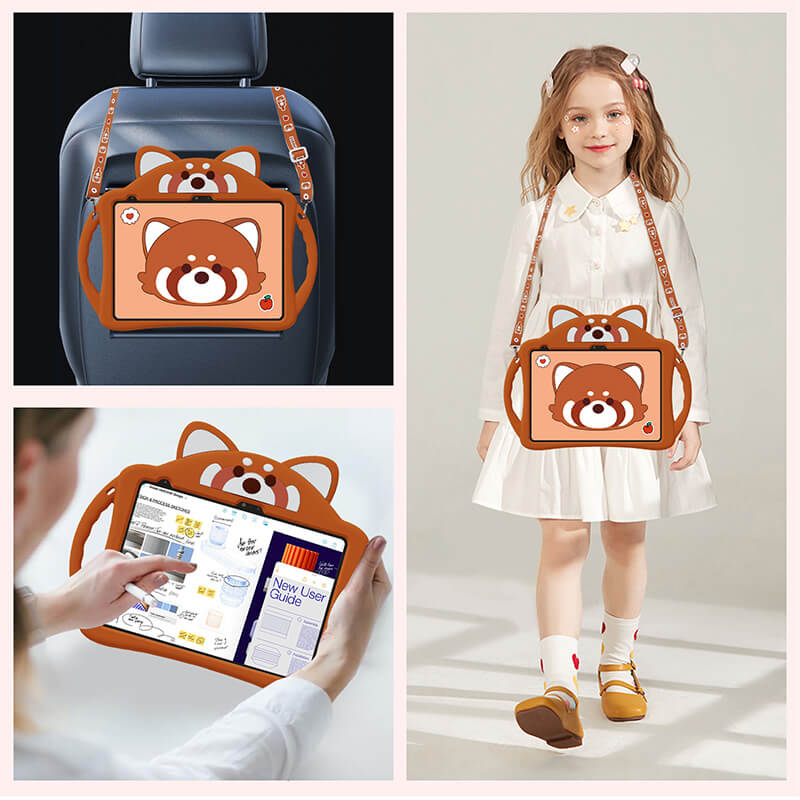 iPad Pro 11 2018 Lesser Panda Protection Case with Foldable Kickstand