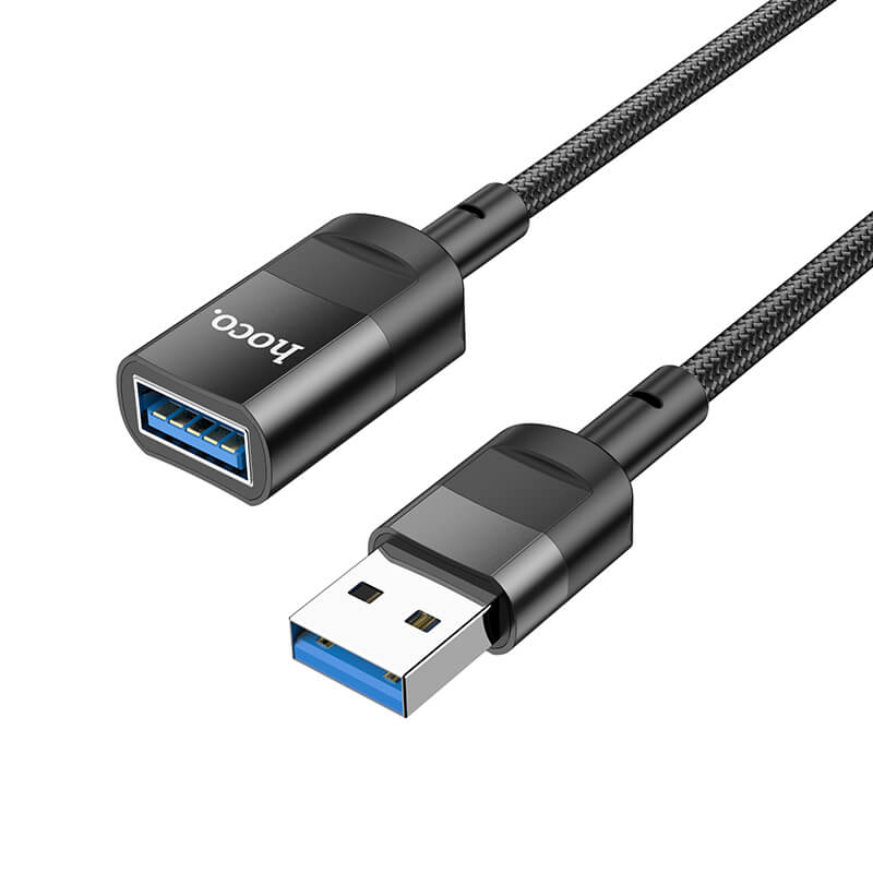 hoco USB-A Male to USB-A Female Extension Charging Data Cable 1.2m U107A