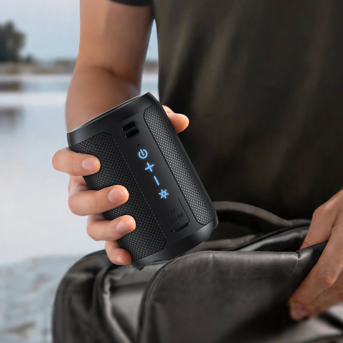 Acefast 1800mAh IPX4 Waterproof Dual EQ Bluetooth 6.0 Speaker K12 Air