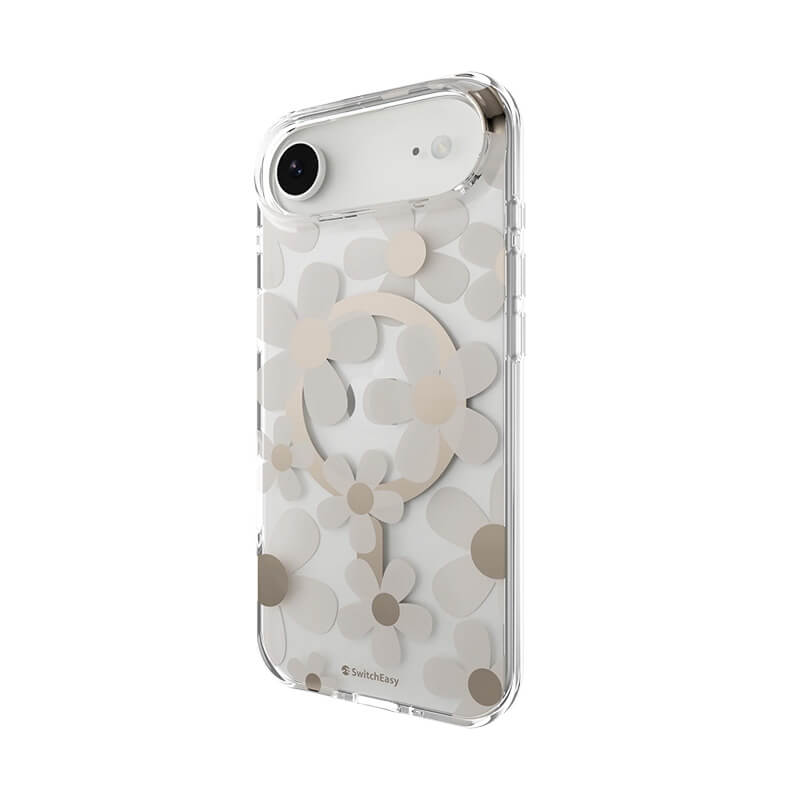 iPhone 17 Air Fleur 3D Patterned Series Shockproof MagSafe Phone Case
