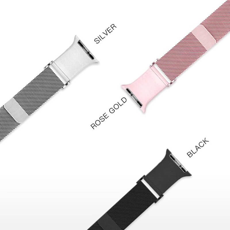 Mobie iWatch Classic Milan Metal & Leather Exquisite Strap Watch Band (42/44mm) WH5296