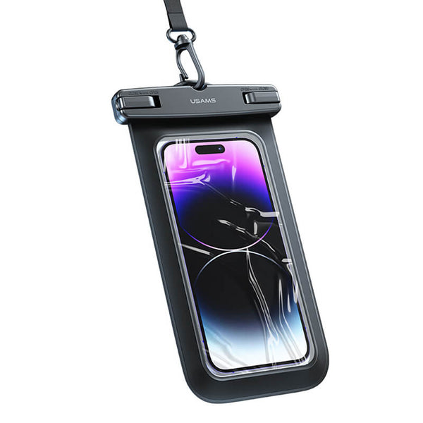 USAMS IP68 Waterproof 6.7-inch Phone Pouch with Neck Lanyard YD012