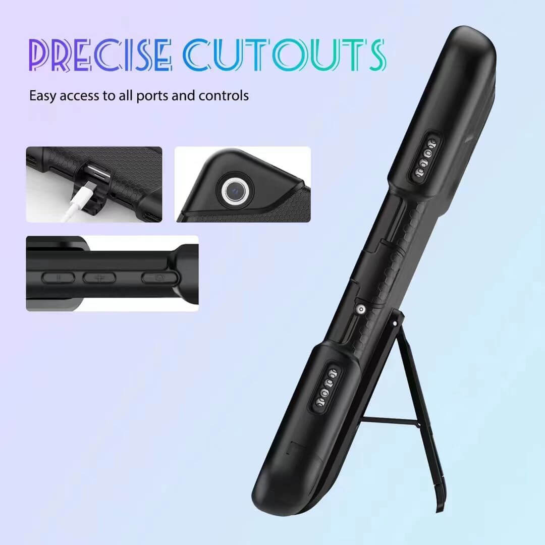 Samsung Galaxy Tab A9+ Three Layer Adjustable Multiple Angle Kickstand Case