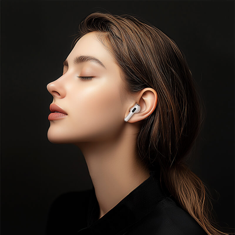 hoco Touch Screen TWS Bluetooth 5.4 4-Hour Battery Wireless Earphones EW81