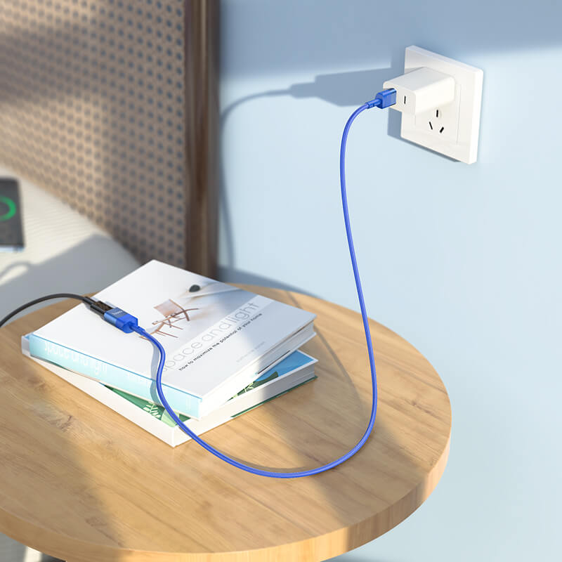 hoco USB-A Male to USB-A Female Extension Charging Data Cable 1.2m U107A