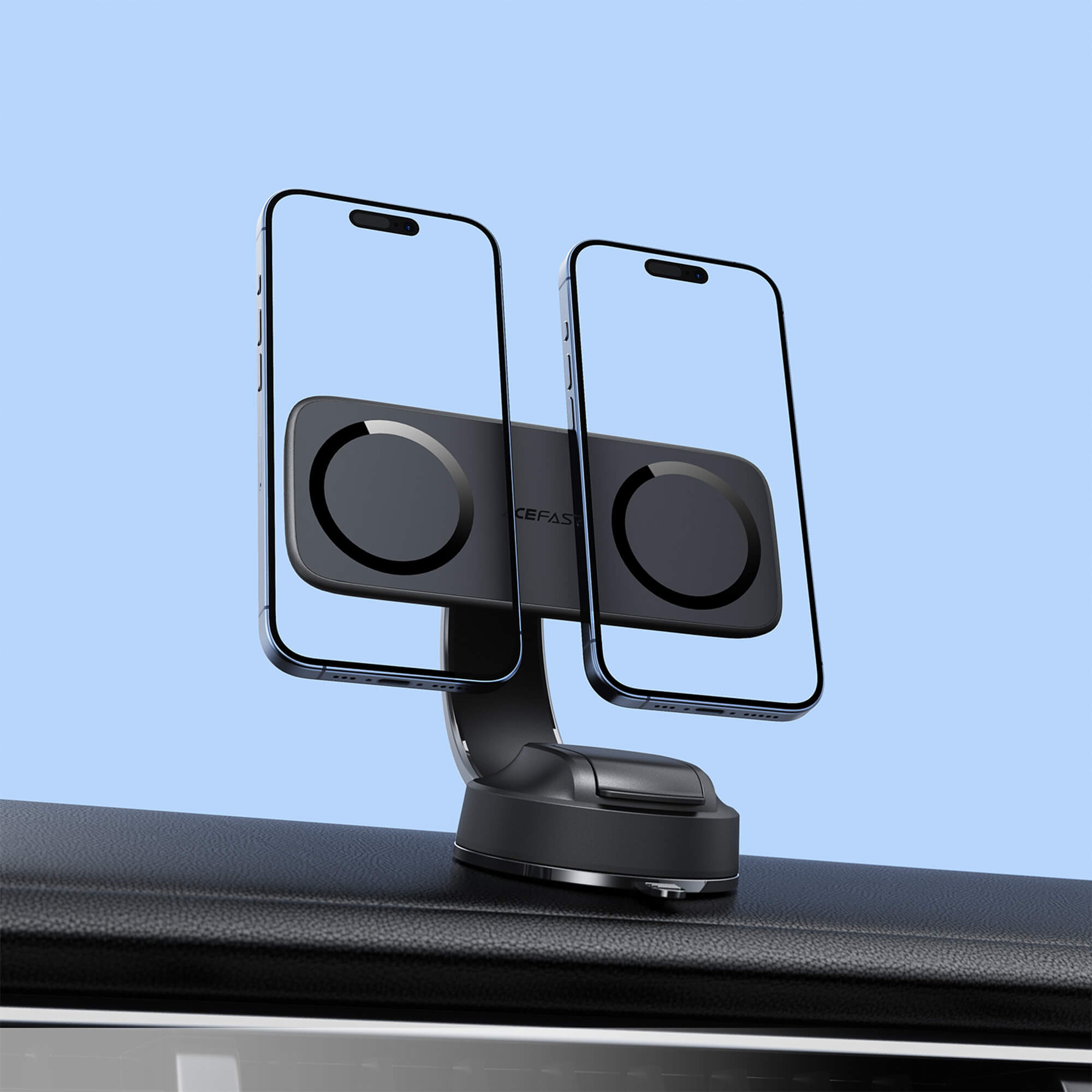 Acefast Multi-Angle Dual Magnetic Car Phone Holder for Dashboard D60