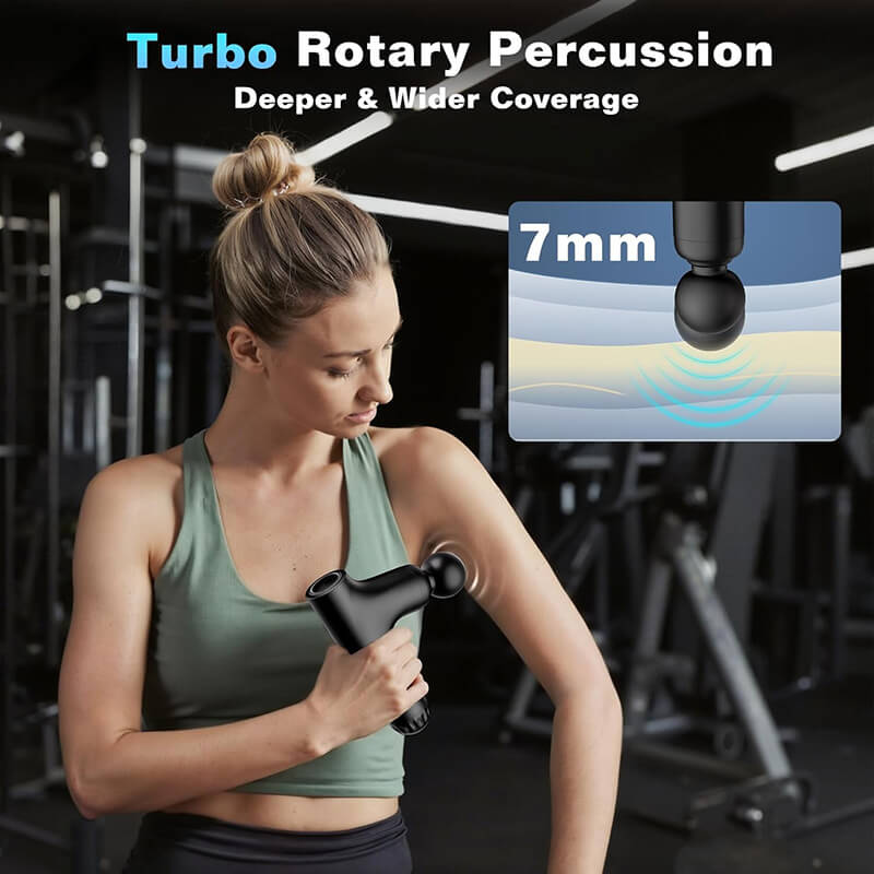 Mobie 3 in 1 Professional Massage Gun with Extendable Handle for Full Body Reach M8S