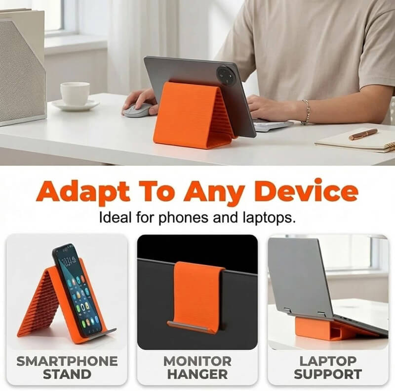 Mobie Portable Bendable Silicone Aluminum Phone Tablet Laptop Holder