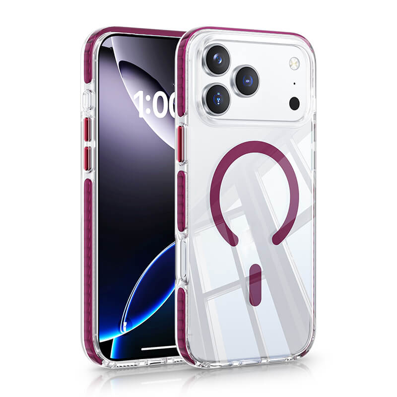IMD Transparent Magnetic Phone Case Compatible with iPhone 18 Pro Max